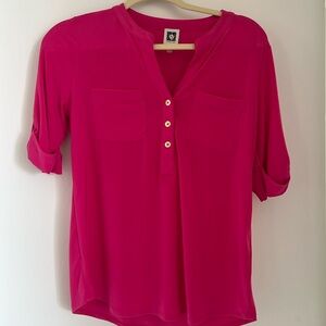 Pink Anne Klein blouse
